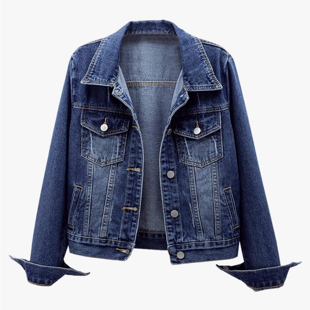 Distressed Denim Jacket